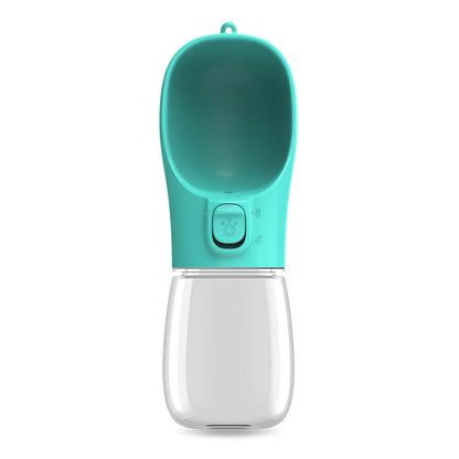 Portable Dog Water Bottle with Drinking Bowl – Leakproof for Walks & Hikes