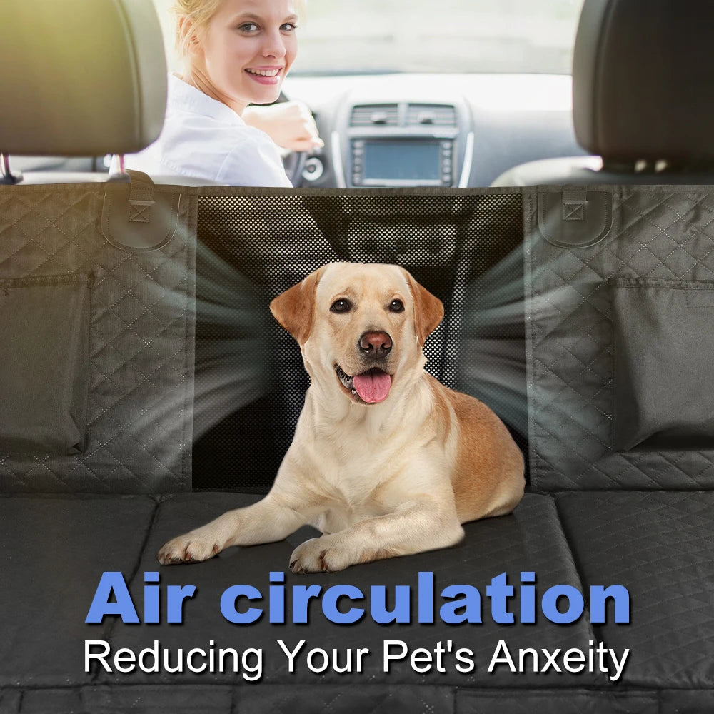 Dog Car Back Seat Extender & Hammock – Waterproof with Hard Bottom