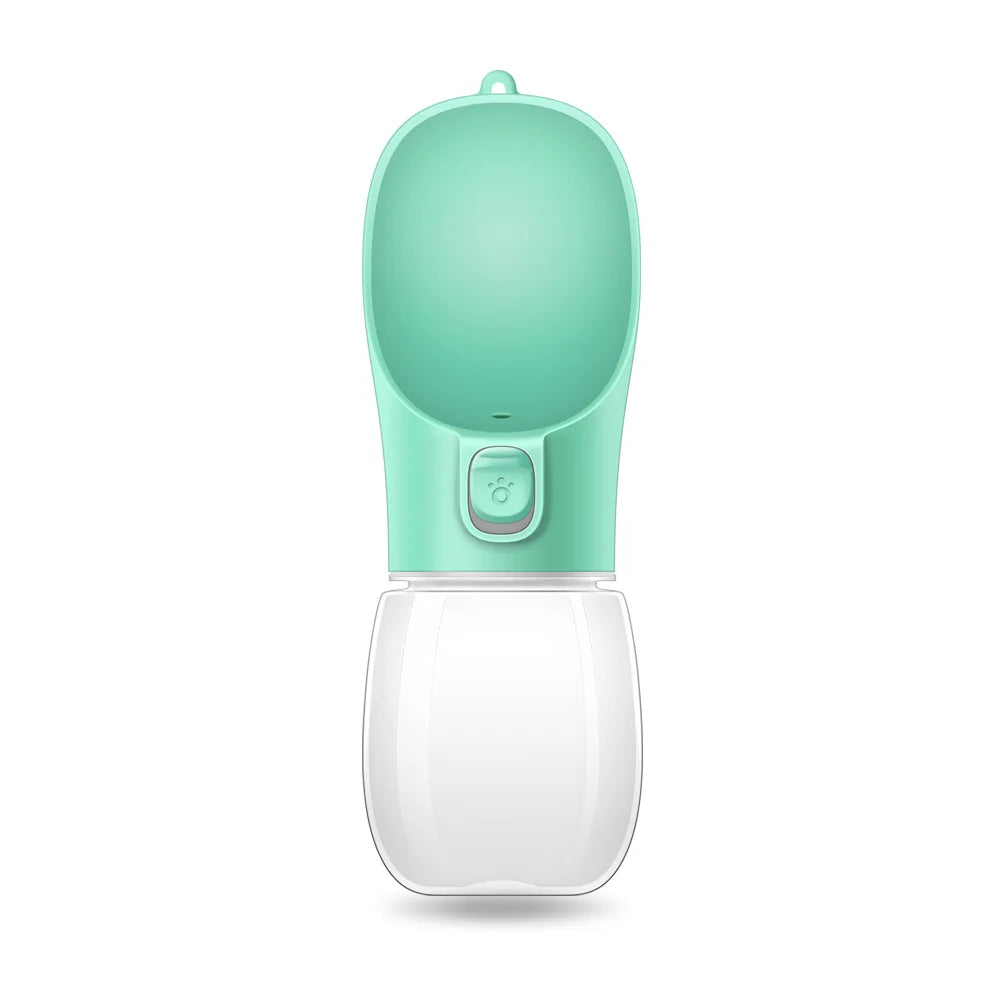 Portable Dog Water Bottle with Drinking Bowl – Leakproof for Walks & Hikes