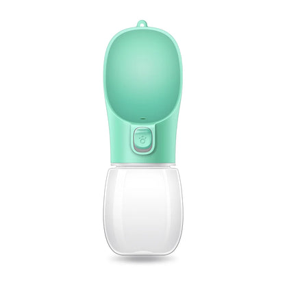 Portable Dog Water Bottle with Drinking Bowl – Leakproof for Walks & Hikes