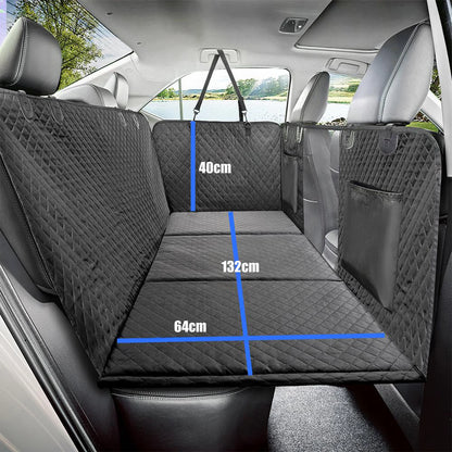 Dog Car Back Seat Extender & Hammock – Waterproof with Hard Bottom