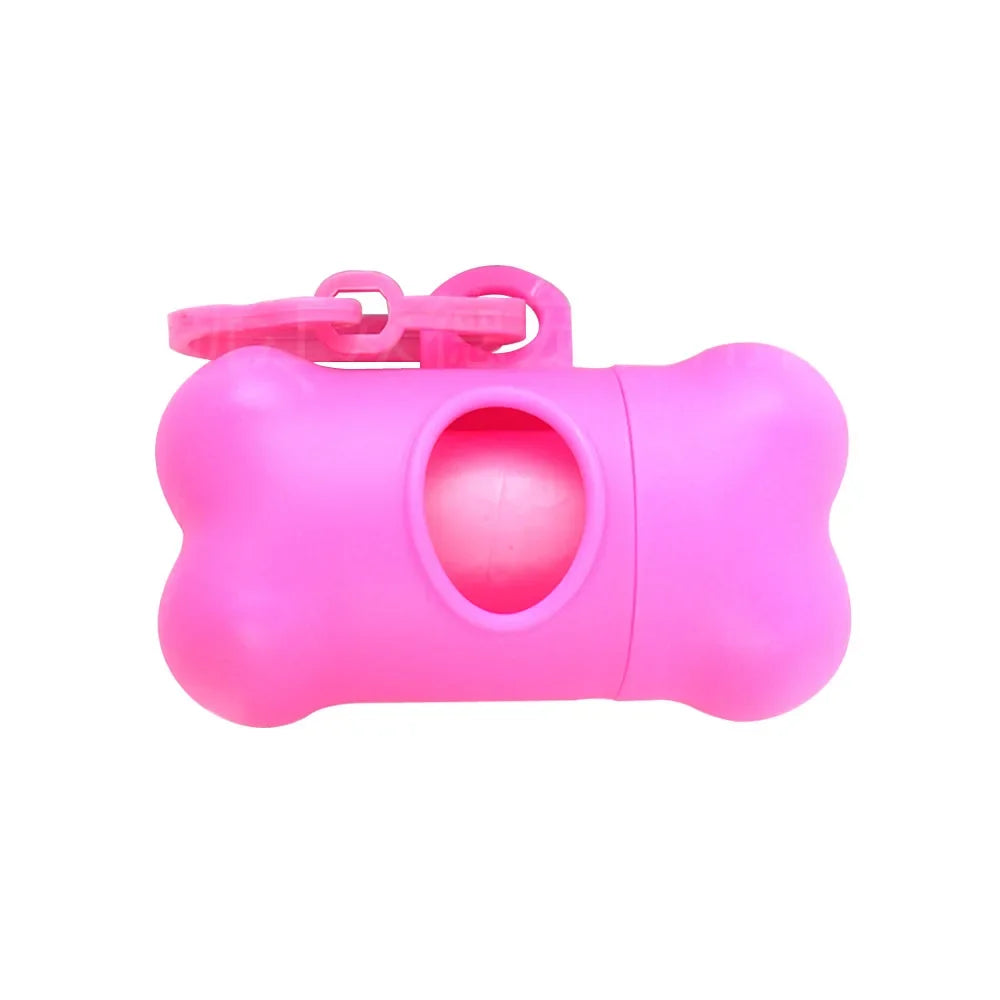Bone-Shaped Dog Poop Bag Dispenser – Portable & Clip-On