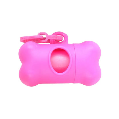 Bone-Shaped Dog Poop Bag Dispenser – Portable & Clip-On