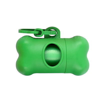 Bone-Shaped Dog Poop Bag Dispenser – Portable & Clip-On