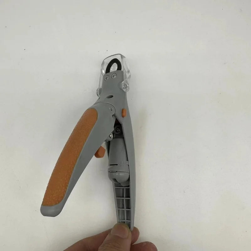 Pet Nail Clipper with LED Light & Grinder