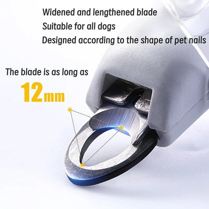 Pet Nail Clipper with LED Light & Grinder
