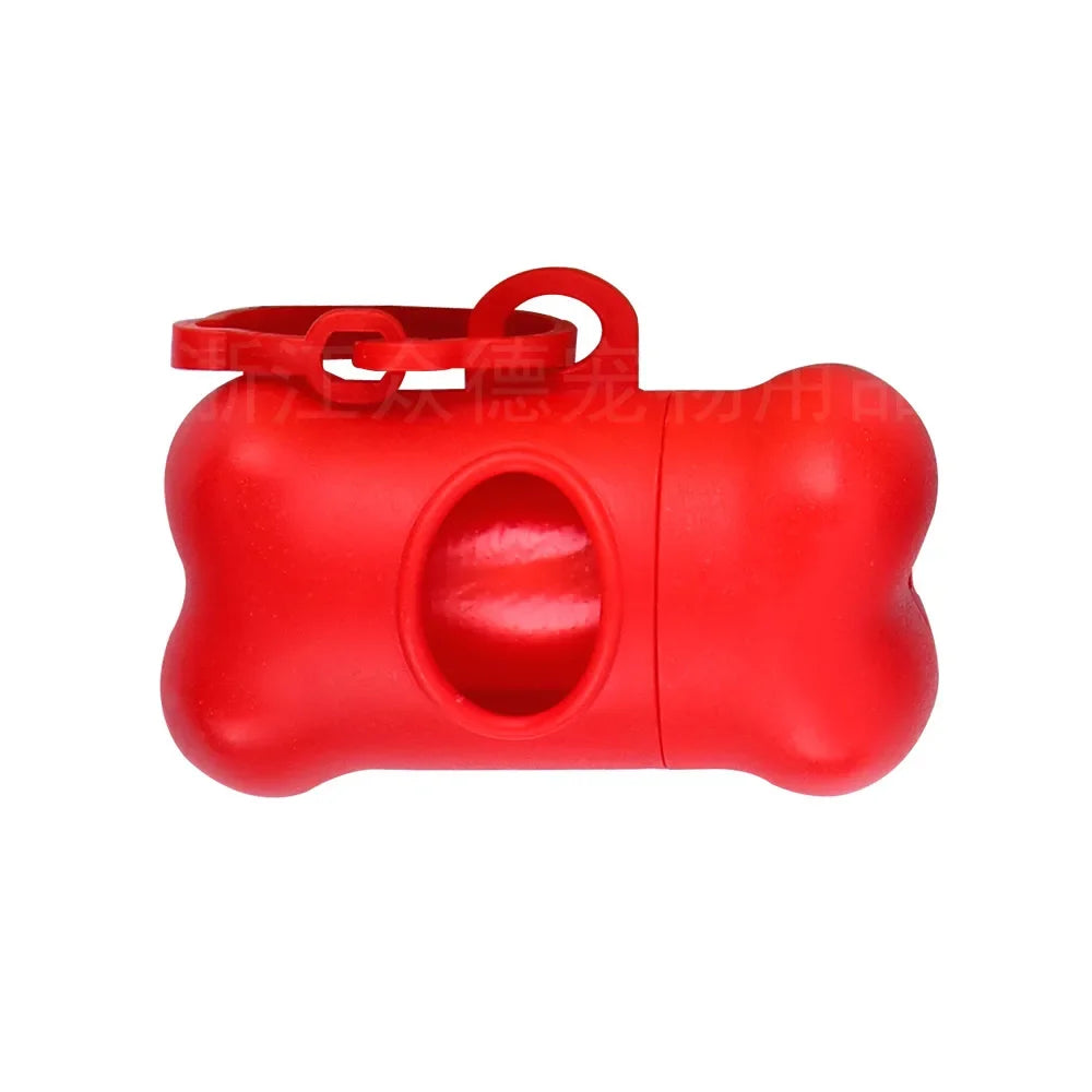 Bone-Shaped Dog Poop Bag Dispenser – Portable & Clip-On