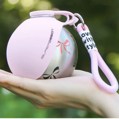 2-in-1 Stainless Steel Dog Travel Water Bottle
