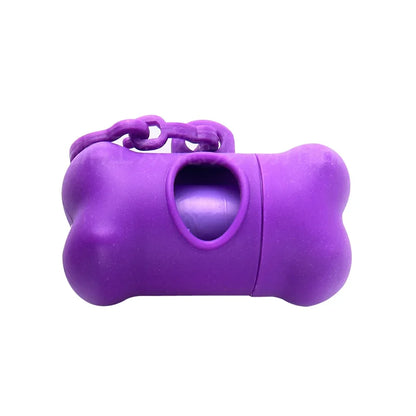 Bone-Shaped Dog Poop Bag Dispenser – Portable & Clip-On
