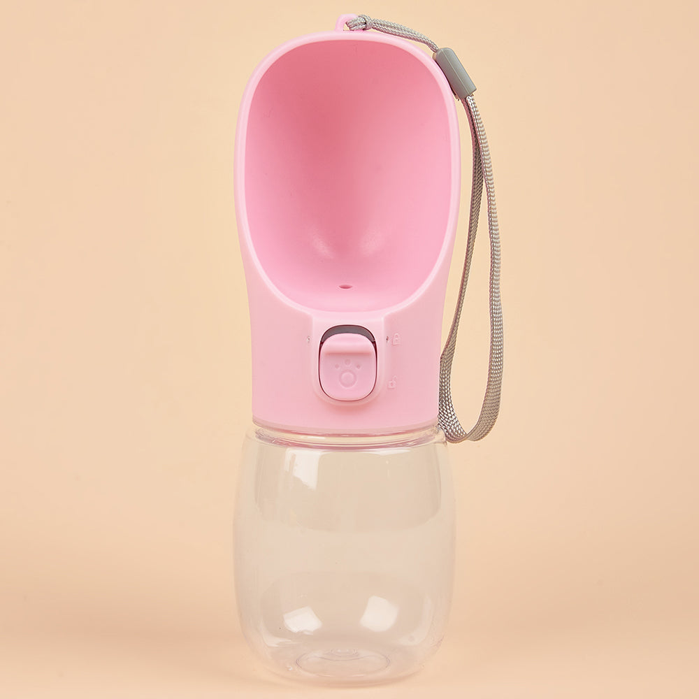 Portable Dog Water Bottle with Drinking Bowl – Leakproof for Walks & Hikes