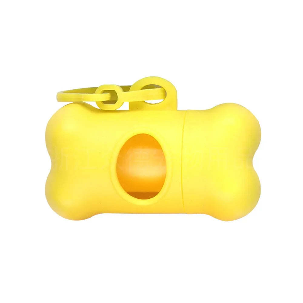 Bone-Shaped Dog Poop Bag Dispenser – Portable & Clip-On