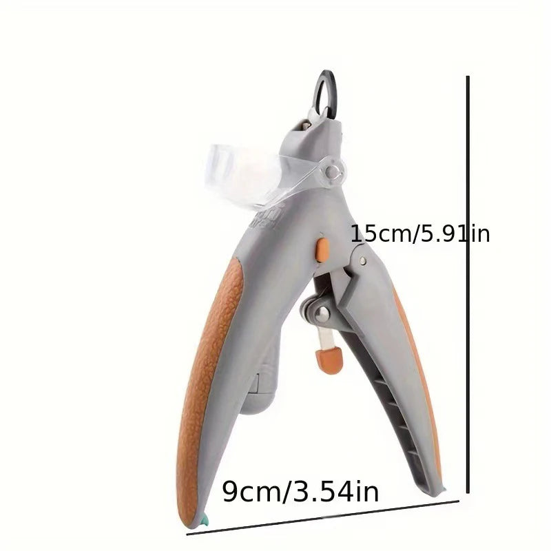 Pet Nail Clipper with LED Light & Grinder