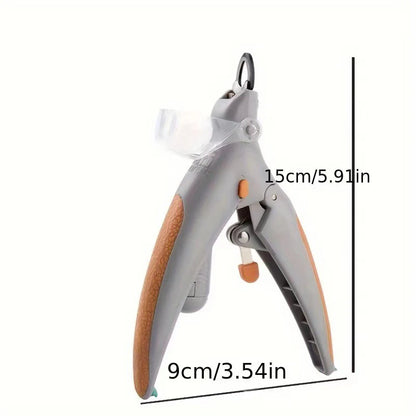 Pet Nail Clipper with LED Light & Grinder
