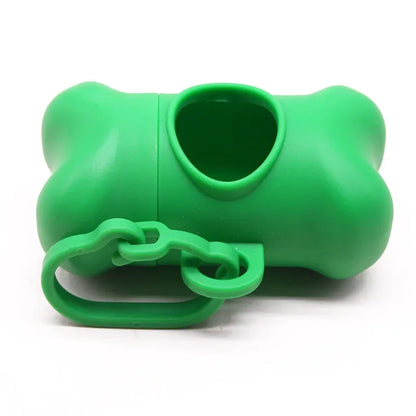 Bone-Shaped Dog Poop Bag Dispenser – Portable & Clip-On