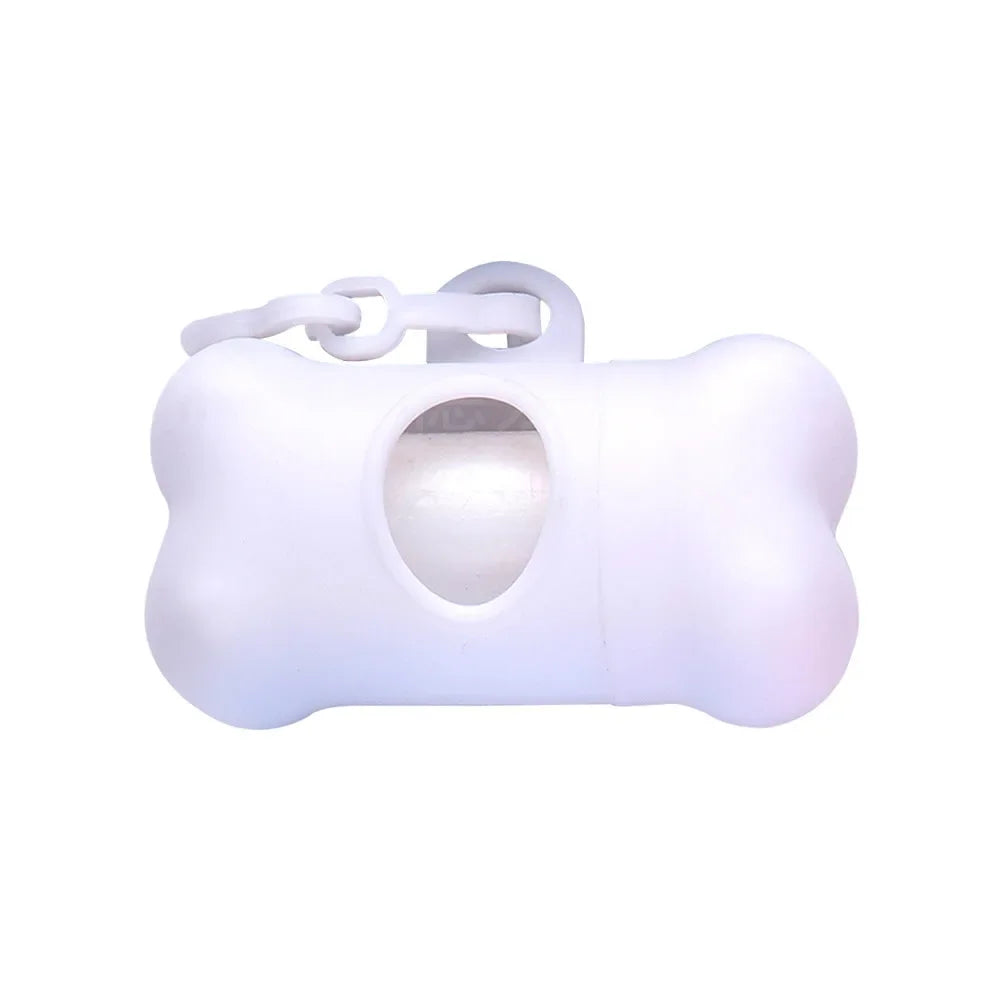 Bone-Shaped Dog Poop Bag Dispenser – Portable & Clip-On
