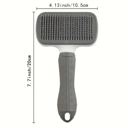 Self-Cleaning Pet Grooming Brush – One-Click Hair Removal for Cats & Dogs