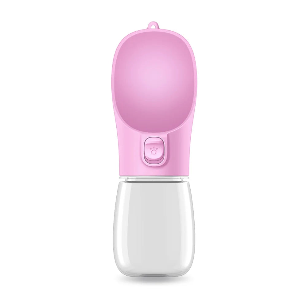 Portable Dog Water Bottle with Drinking Bowl – Leakproof