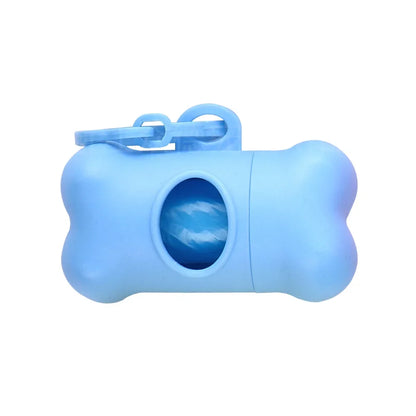 Bone-Shaped Dog Poop Bag Dispenser – Portable & Clip-On