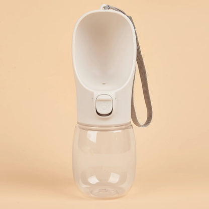 Portable Dog Water Bottle with Drinking Bowl – Leakproof for Walks & Hikes